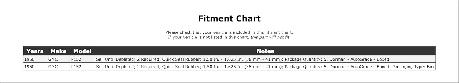 Engine Rocker Arm Shaft End Plug Compatible With GMC P152 1950 P-1509779
