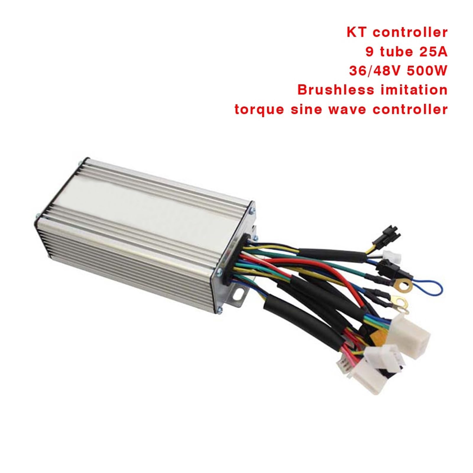 Sterownik do roweru elektrycznego, sterownik 36 V, 48 i 500 W, czujnik momentu obrotowego, asystent Pedelec/rower typu split
