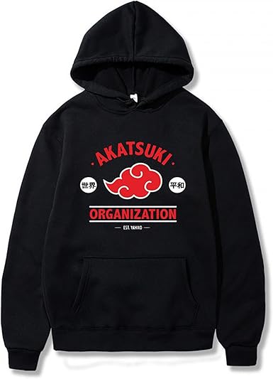Amazon.com: Sudadera con capucha de anime para hombre, con estampado  Akatsuki, con bolsillos : Ropa, Zapatos y Joyería