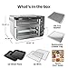 Ninja DCT451 12-in-1 Smart Double Oven with FlexDoor, Thermometer, FlavorSeal, Smart Finish, Rapid Top Convection and Air Fry Bottom , Stainless Steel