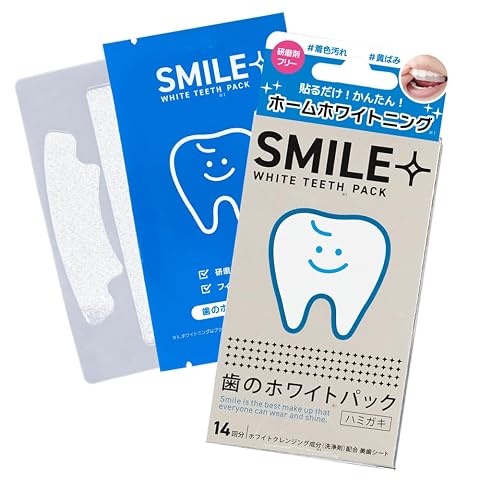 藥妝店銷售第一：無磨砂】Smile Plus 植酸美白牙貼，28片裝，14天用量