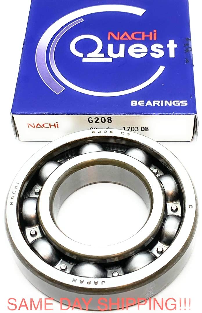 あやの 6208Z Bearing 6208 Z Single Sealed Ball Bearings 40x80x18