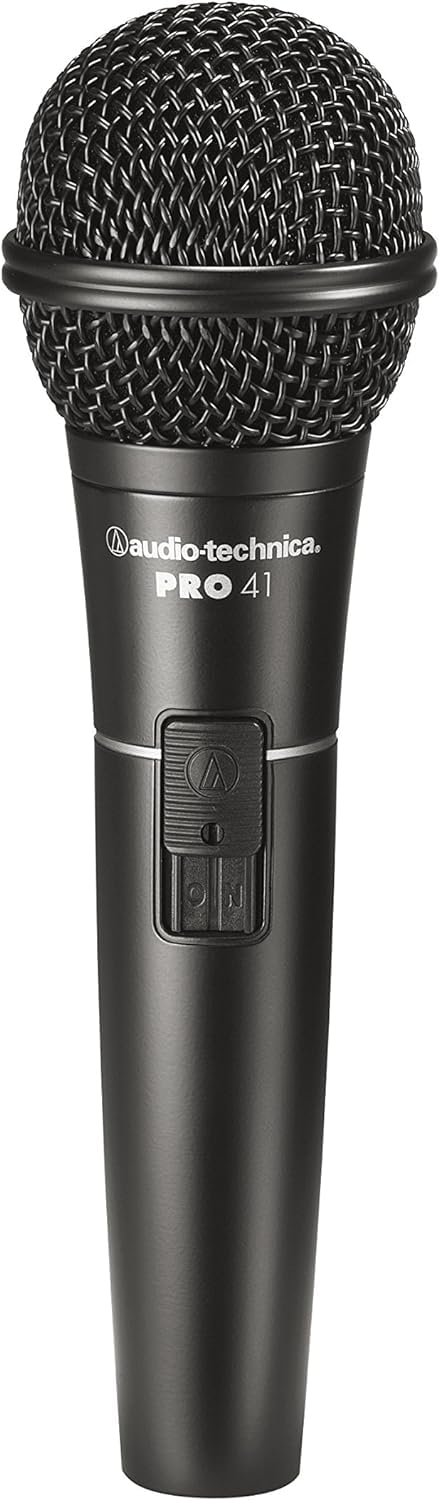 Audio-Technica PRO41 Micrófono Dinámico Cardioide de Mano Negro