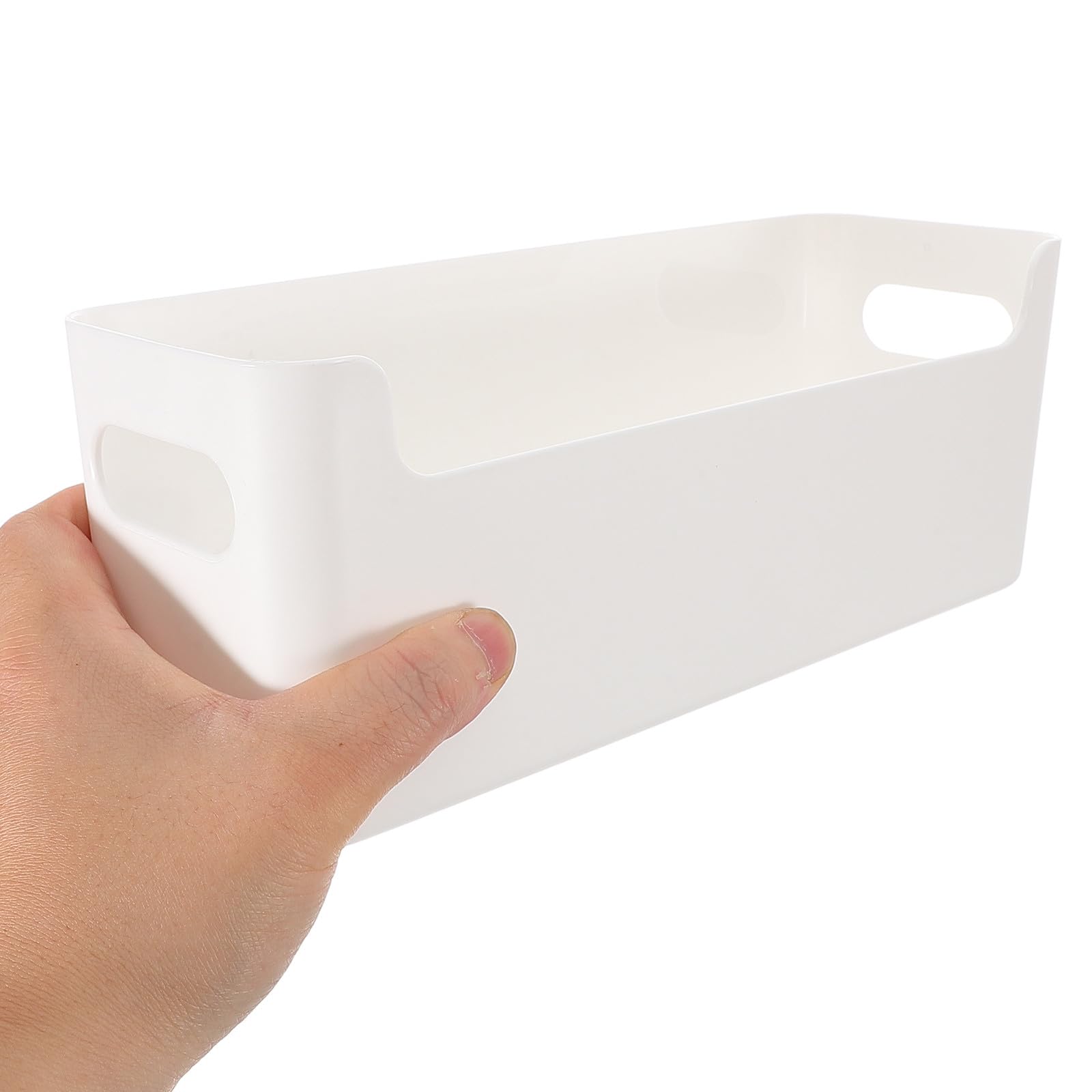 Gatuida Organizzatore per Cassetti da Cucina in Plastica Bianca 8 Pezzi, Divisore per Utensili e Spezie, Contenitore Salvaspazio per Armadietti, per Organizzazione Cucina e Accessori