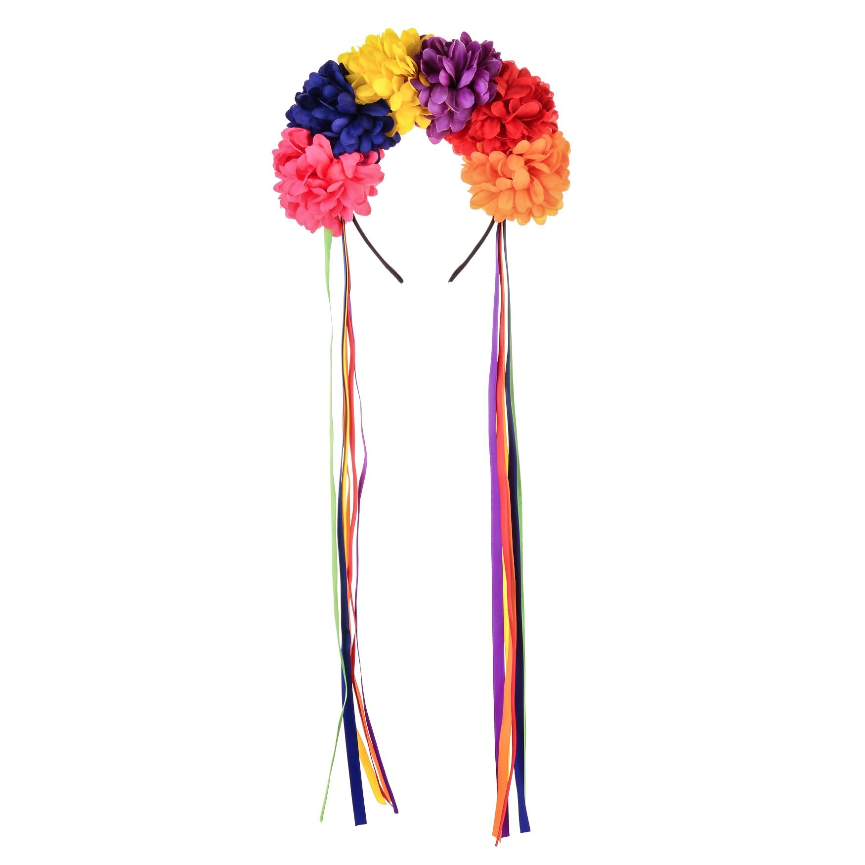 Mexican Flower Crown Halloween Floral Headband Rose Flower Tiara
