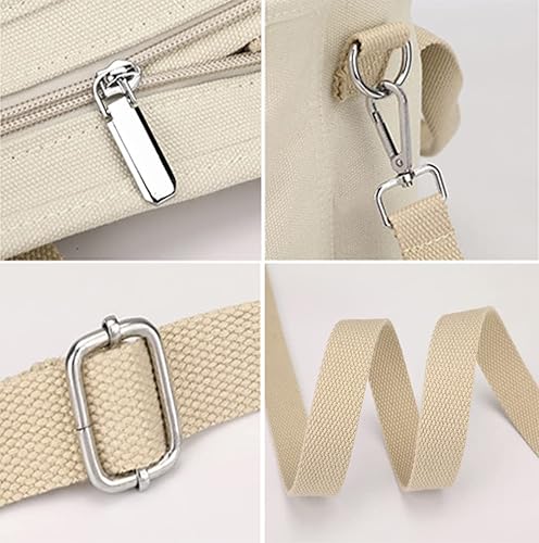 Miniatura 8 de Bolso de mano para mujer, bolso Hobo de lona, mini bolso de mano, bolso cruzado, bolsa de viaje, bolsa de hombro 2023