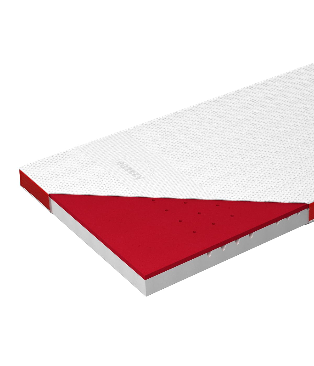 Genius Topper eazzzy - Topper Premium Heat Therapy con manta eléctrica y espuma viscoelástica con certificado Öko-Tex, 9 cm de alto, 120 x 200 cm y otros tamaños