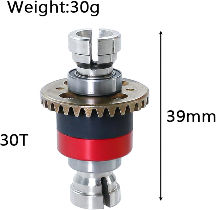 Amazon.com: Assembled Differential 30T 0.8Mod Upgraded Steel Front