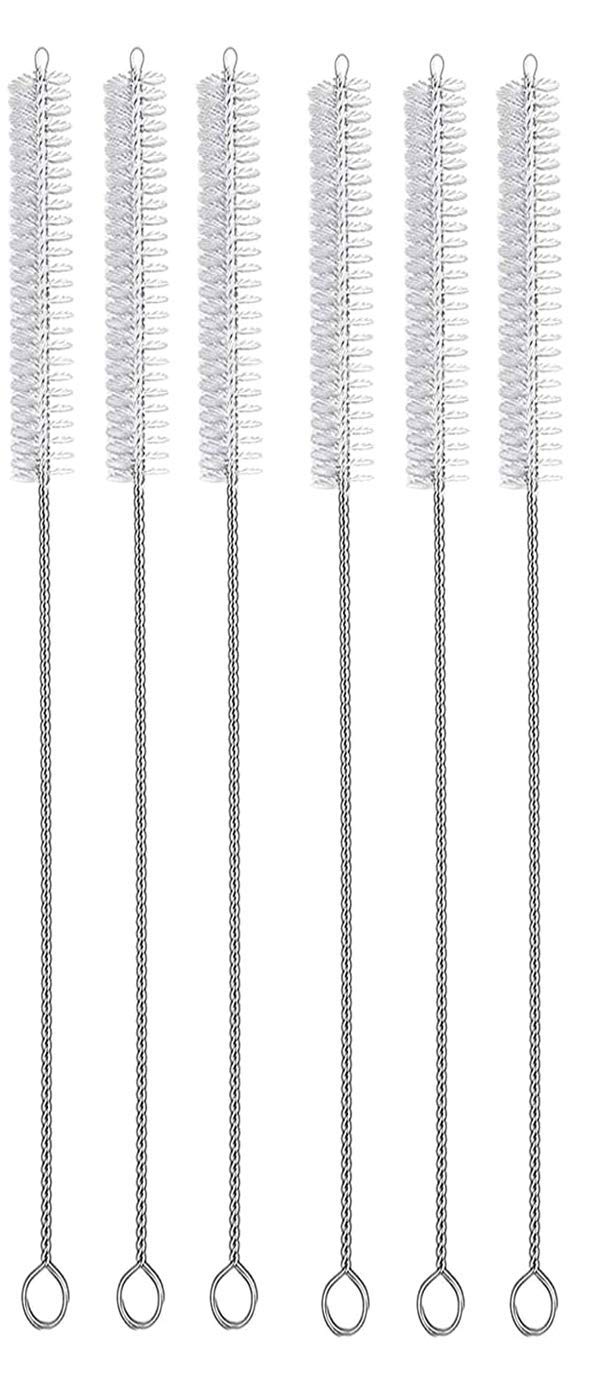 Hoppokart Drinking Straw Cleaning Brush Kit Nylon Bristles Compatible for Narrow Pipes Straw Cleaning Brush (Pack of 6) (B0CCNMZ422) Amazon Price History, Amazon Price Tracker