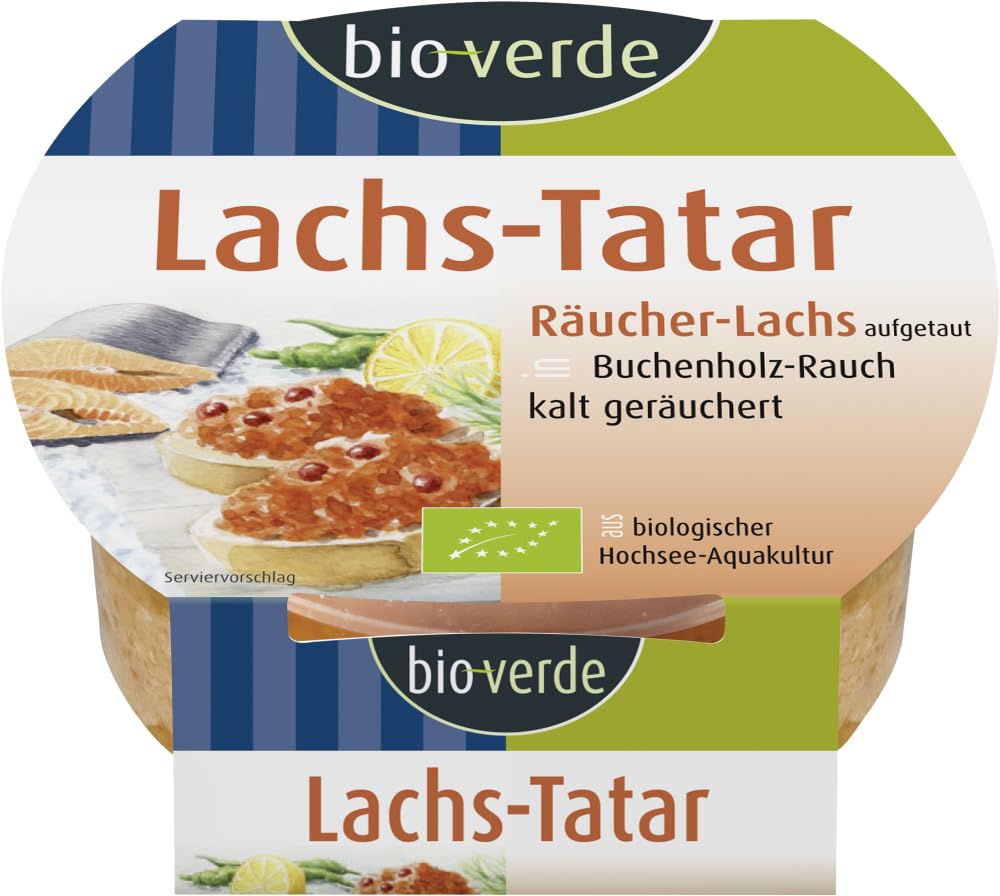 Bio Räucherlachs-Tatar 18 x 125 g