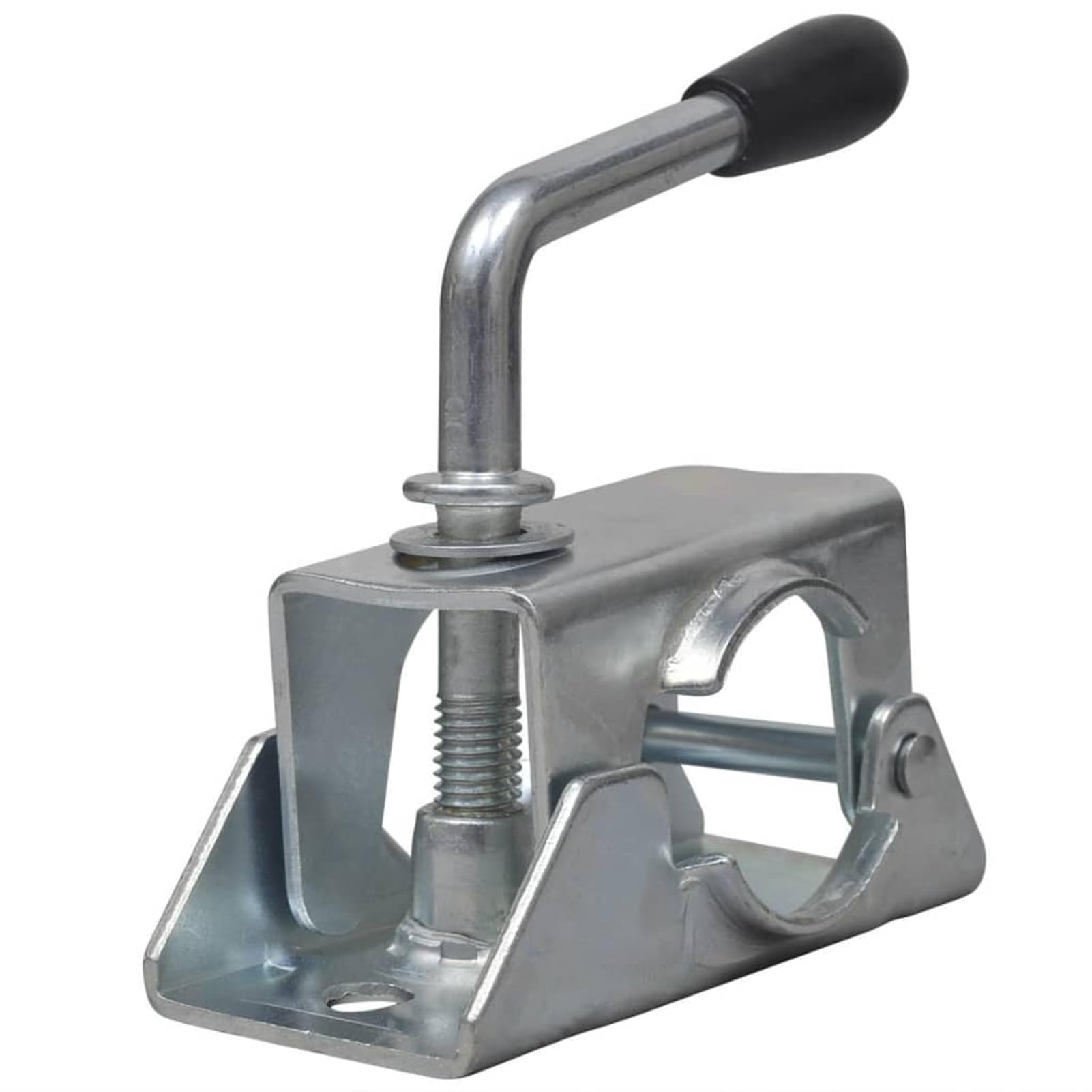 Gecheer Rueda Jockey de Remolque: Capacidad 150 kg, Ajustable 53-75 cm, Acero Galvanizado, para Remolques y Caravanas Modelo YHSLRZJ-210308ES
