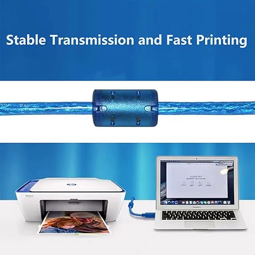 Miniatura 10 de Saipomor Cable de impresora compatible con HP M1136 M126A M128FW M177FW M226DW M226DN M427DW M521DW M725Z M775DN y Canon PIXMA IP8750 IP8720 16 pies