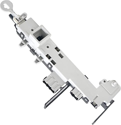 Enterpark DC64-00519D - Pieza de repuesto para interruptor de cerradura de puerta de lavadora para Samsung reemplaza 8182634, DC64-00519B, 8181700,