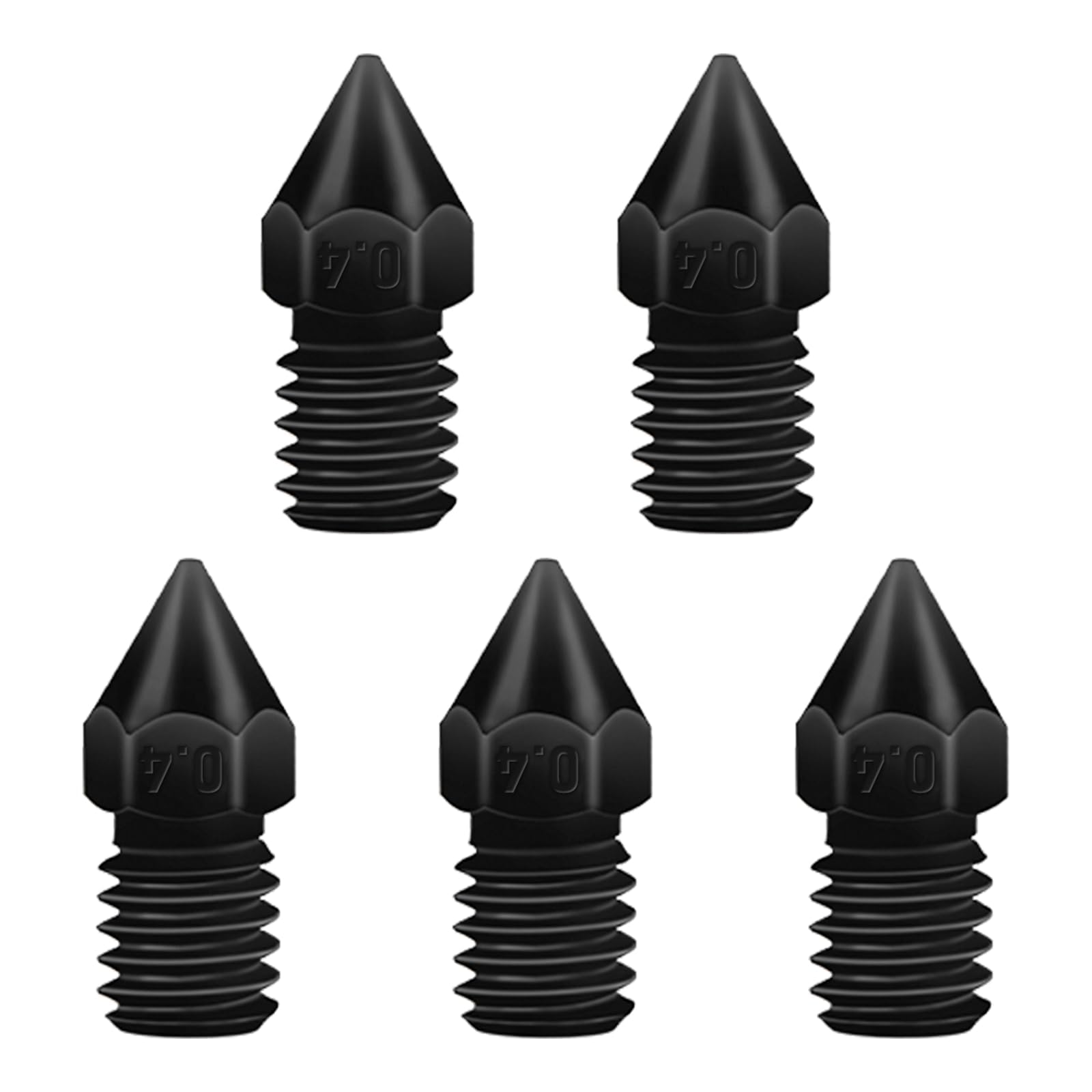 IdeaFormer 5 szt. 0,4 mm IR3 V2 dysze ze stali hartowanej, dysza do drukarki 3D z hartowanej stali, oryginalna wytłaczarka Hotend IR3 V2