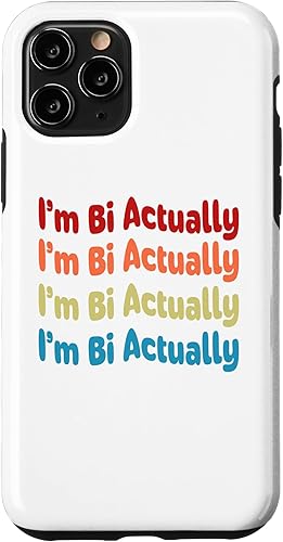Funda bisexual de moda para iPhone 11 Pro I am Bi Really