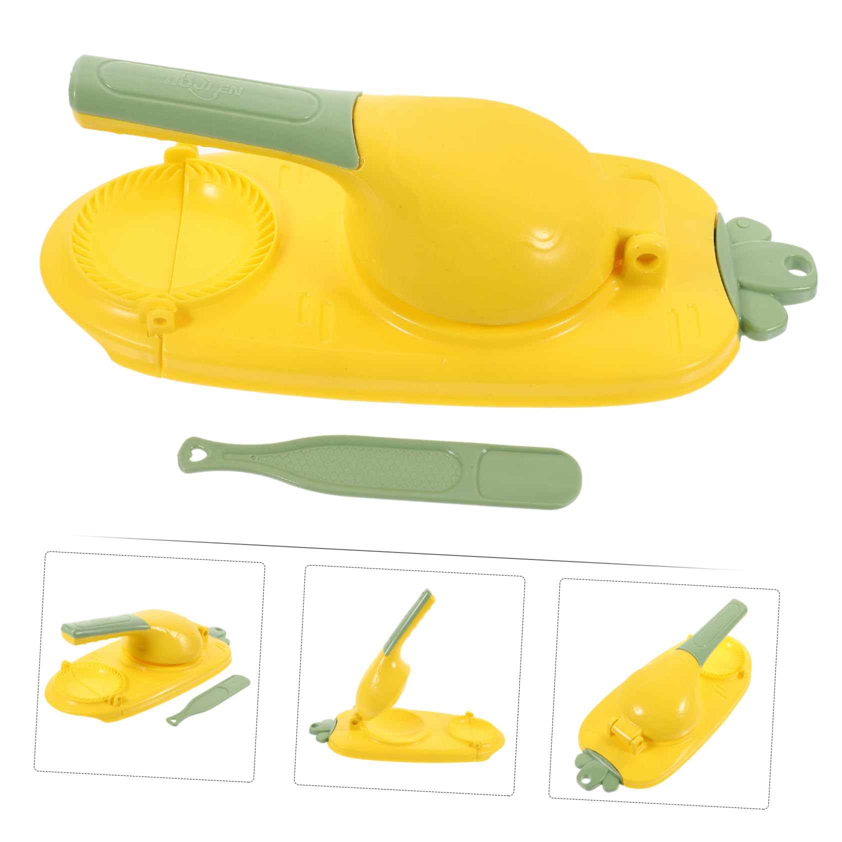 PRETYZOOM Dumpling Wrappers Easy to Clean Manual Dumpling Presser Non-stick Surface Kitchen Gadget