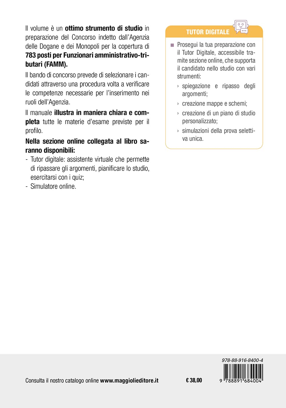 Concorso Agenzia delle Dogane e dei Monopoli 2026. 783 Funzionari amministrativo tributari. Teoria e test per la preparazione al concorso. Con software di simulazione