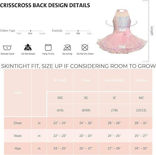 Miniatura 7 de Phineein Vestido de ballet para niños, leotardo con falda y oso de peluche a juego, regalo para niñas