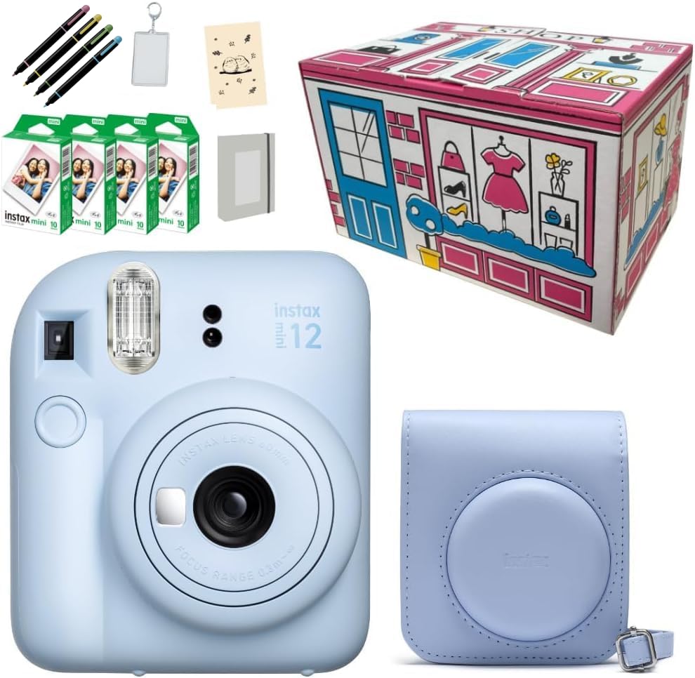 Amazon | インスタントカメラ チェキ instax mini 12 (トキメキギフト
