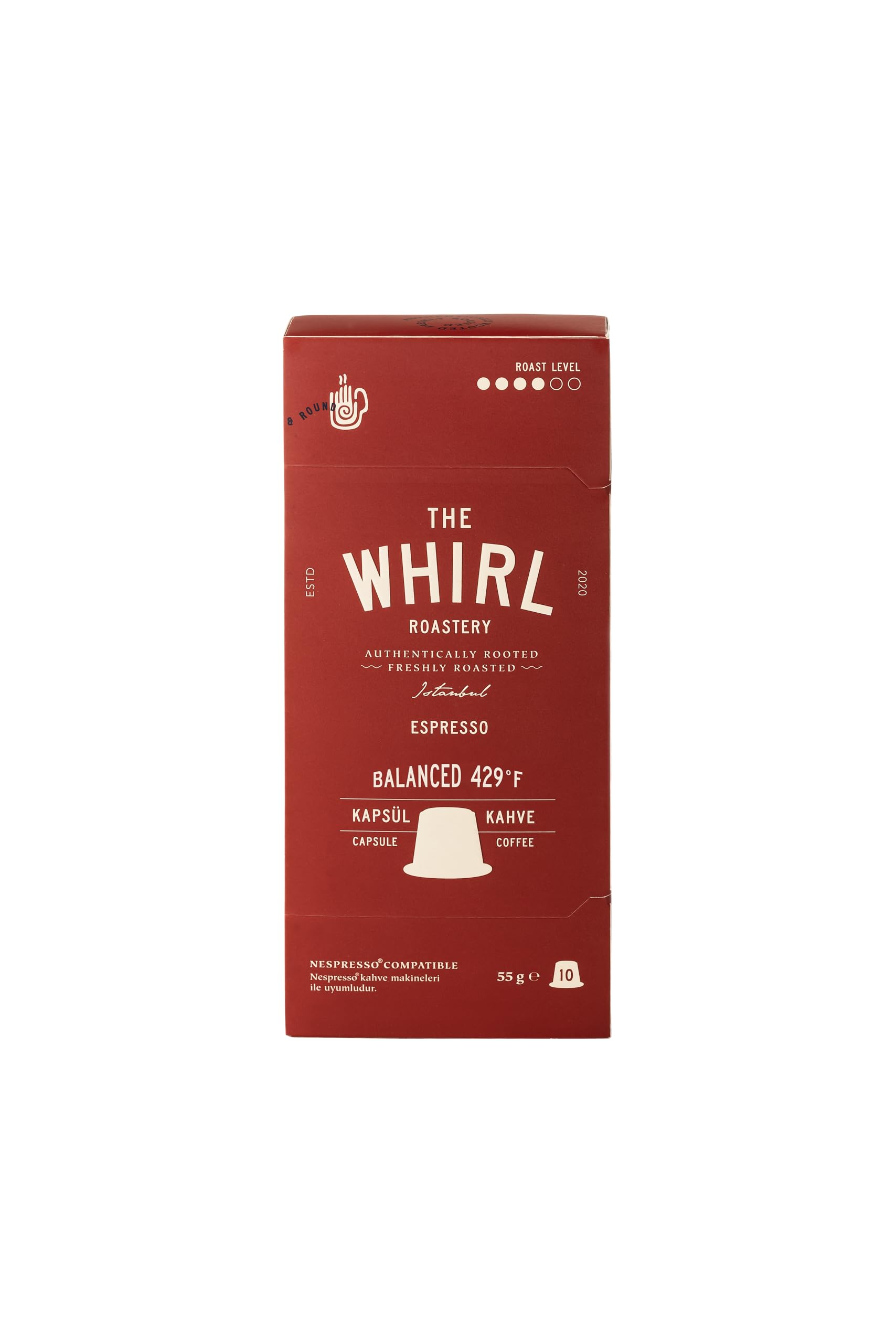 The WHIRL Espresso balanced Kapsül 55 G