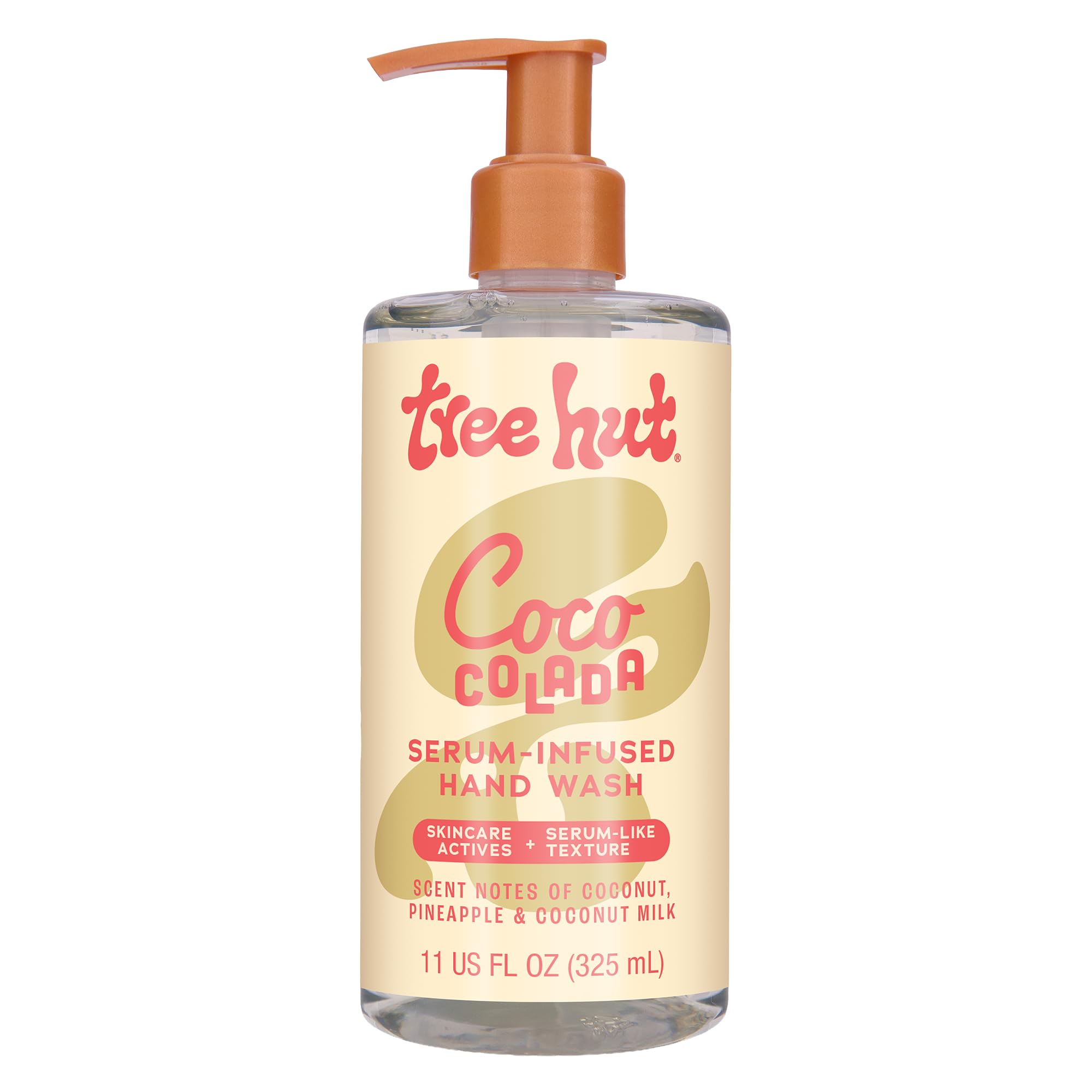 Tree Hut Coco Colada Serum Infused Hand Wash | Nourish & Hydrate Hands with Strengthening Skin Care | Long Lasting Scent | Cleanse & Lock in Moisture | 11 fl oz.