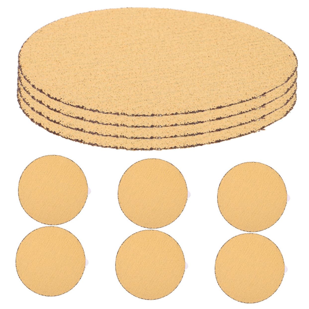 KICHOUSE 10pcs Disc Sandpaper Angle Grinder Attachments Sander Pads Sanding Disc 100 Grit Sand Paper Circles Sanding Pads 100 Grit Sandpaper Sander Attachment for Drill Sanding Disks