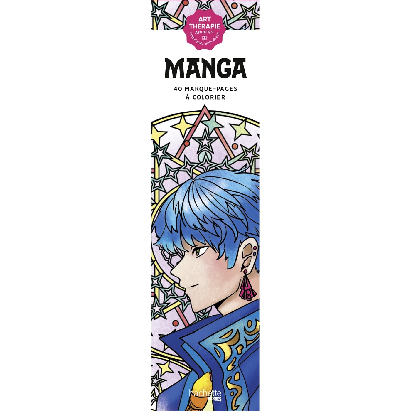 Marque-pages Manga: 40 marque-pages à colorier