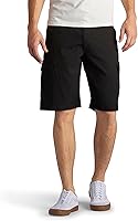LEE Men's Big & Tall Performance Cargo Shorts - Moisture-Wicking Quick-Dry Polyester, Relaxed Stretch Fit, Multiple Pockets