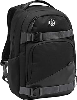 VOLCOM(ヴォルコム) バックパック GRINDSTONE SKATE BACKPACK ポケット付き D6512501 男女兼用 BLACK ワンサイズ