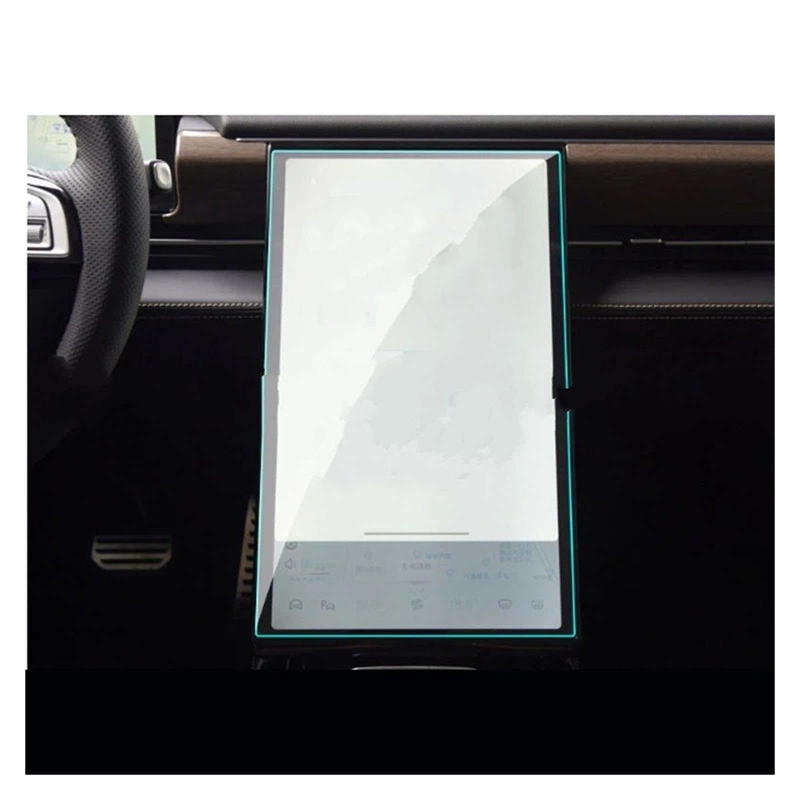 Pellicola Protettiva in Vetro temperato per Schermo Xpeng P5 2021-2024 per navigatore GPS Auto cruscotto AntiGraffio Protezione per Schermo di Navigazione Auto.
