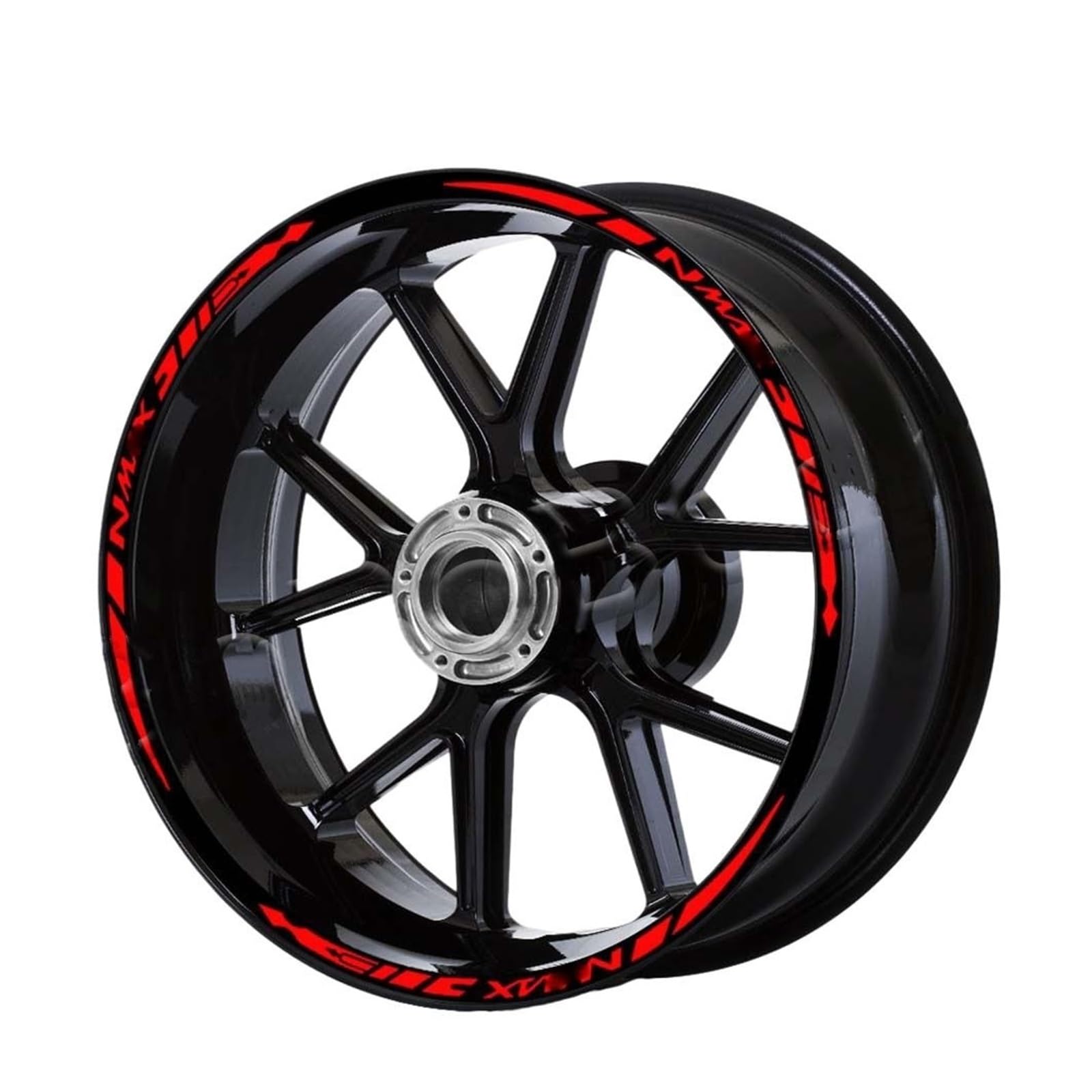 for for Nmax 125 155 for Nmax125 for Nmax155 Reflective Motorcycle Wheel Sticker Scooter Rim Decal(2016-2019,2)