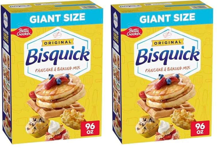 Betty Crocker Bisquick Original Pancake & Baking Mix, Giant Size,...