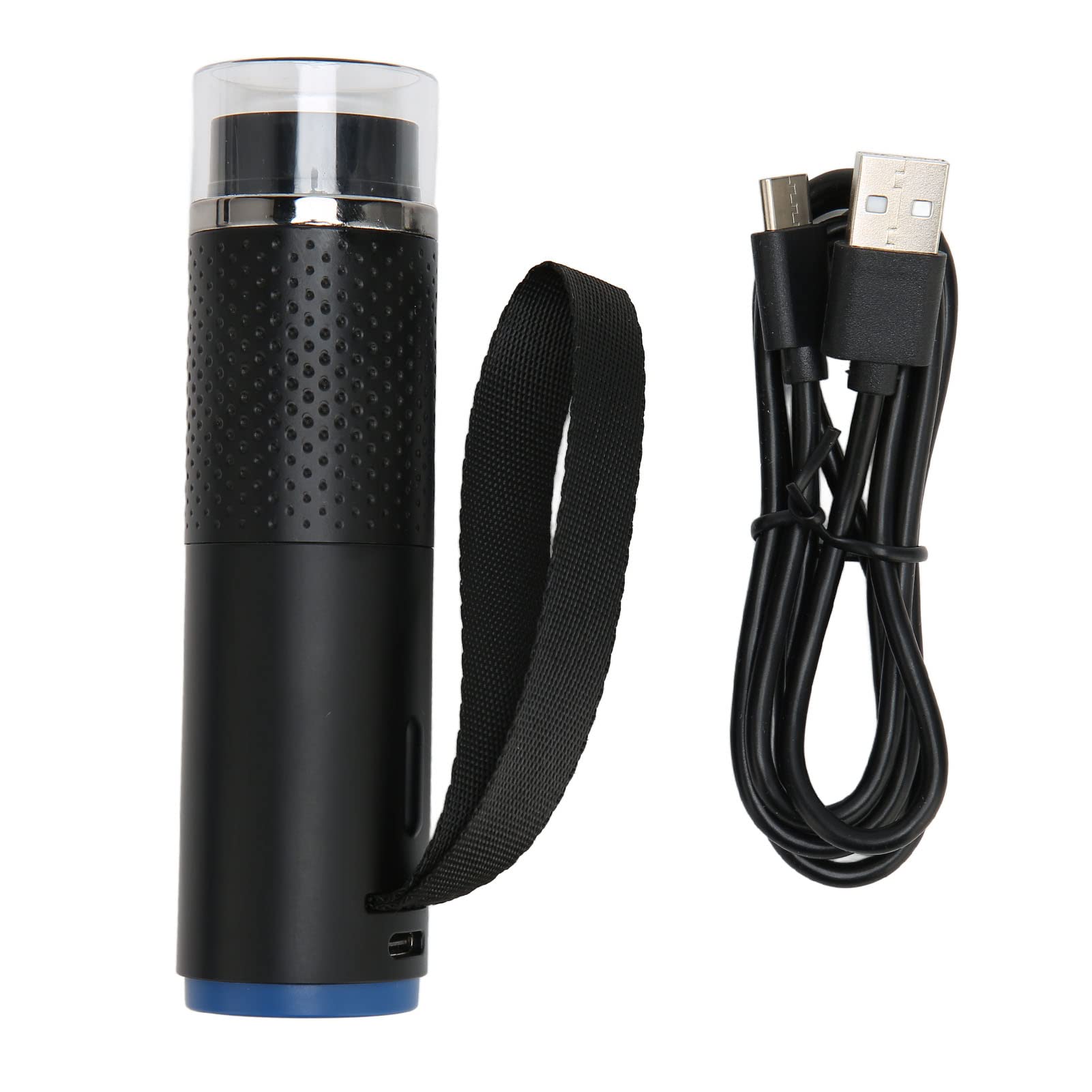 2 MP Kabelloses WiFi-Mikroskop, Verstellbares Licht, Anti-Blaulicht-Linse, Digitales Mikroskop für Textilinspektion, PCB, Haut, Schmuck, 10 M WiFi-Entfernung (Black)