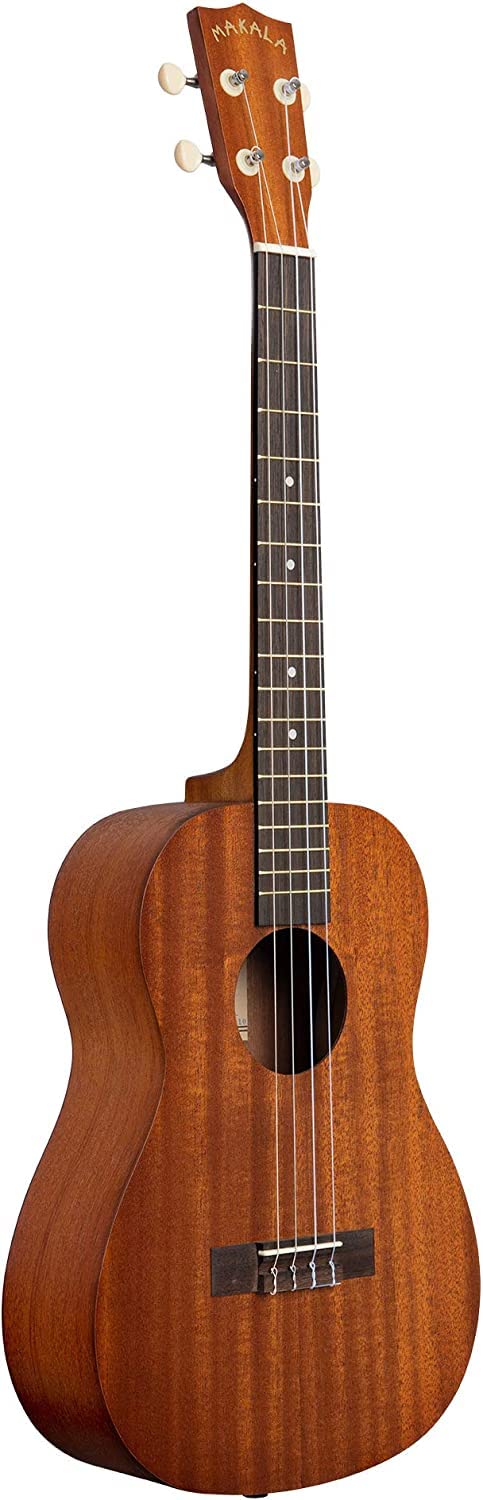 Kala - MK-B - Ukulele Baritono Bambini Adulti e Principianti, Ukulele Scuola Media in Mogano per Musicisti Esperti e Nuovi con Custodia Inclusa, Strumenti Musicali Bambini a Corda, Satinato