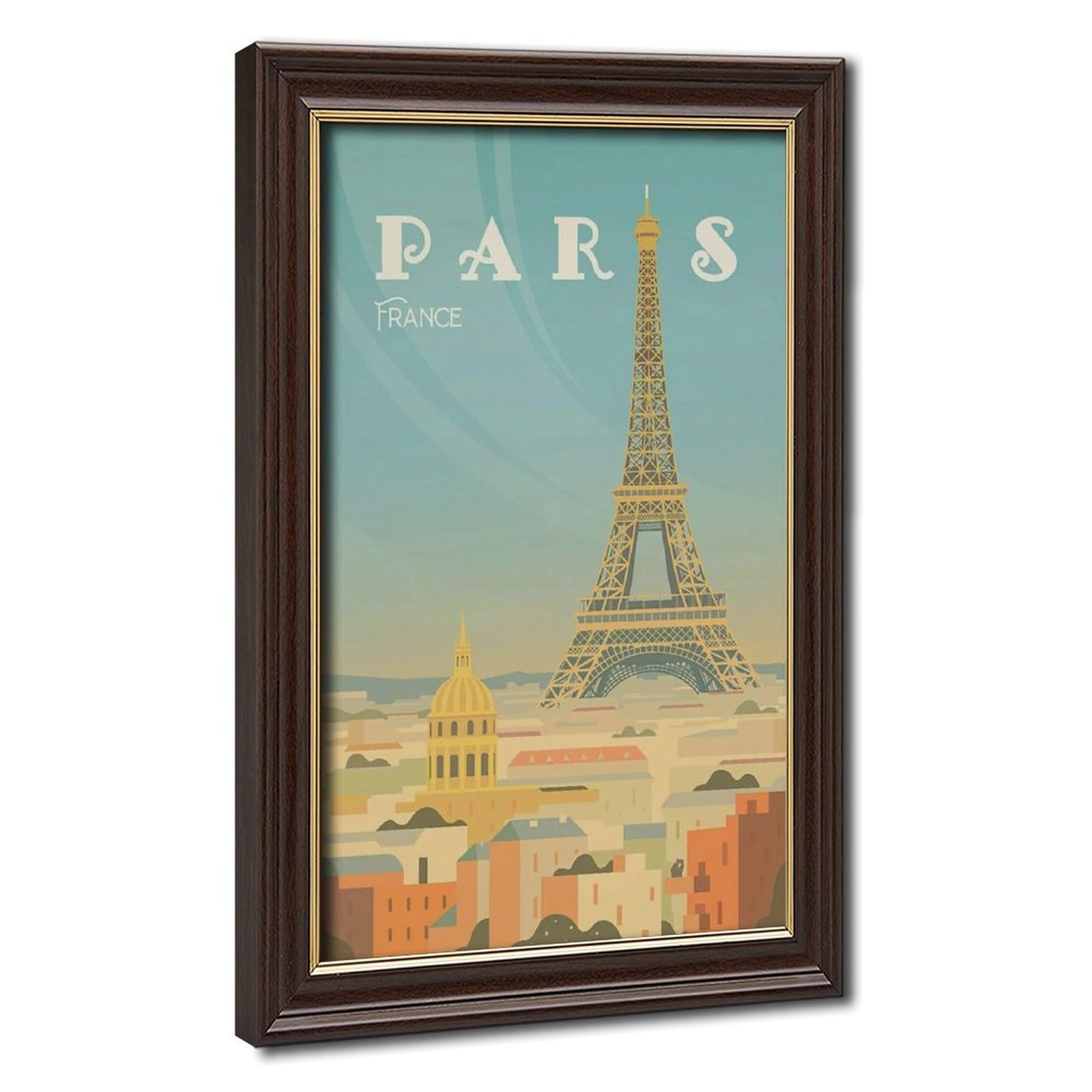 Eiffel Tower Paris Canvas Poster for Bedroom Decor Gift