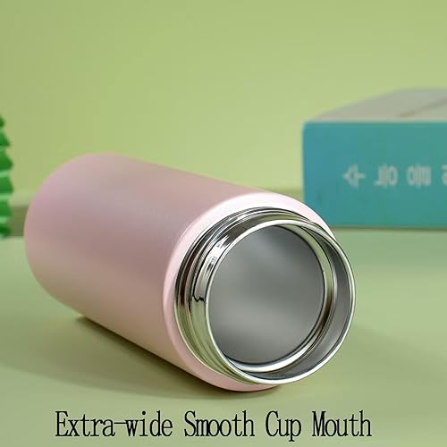 Miniatura 4 de Mini botella de agua pequeñas botellas de agua aisladas al vacío, botella de agua térmica, bebidas calientes y frías, taza de café de viaje, termo