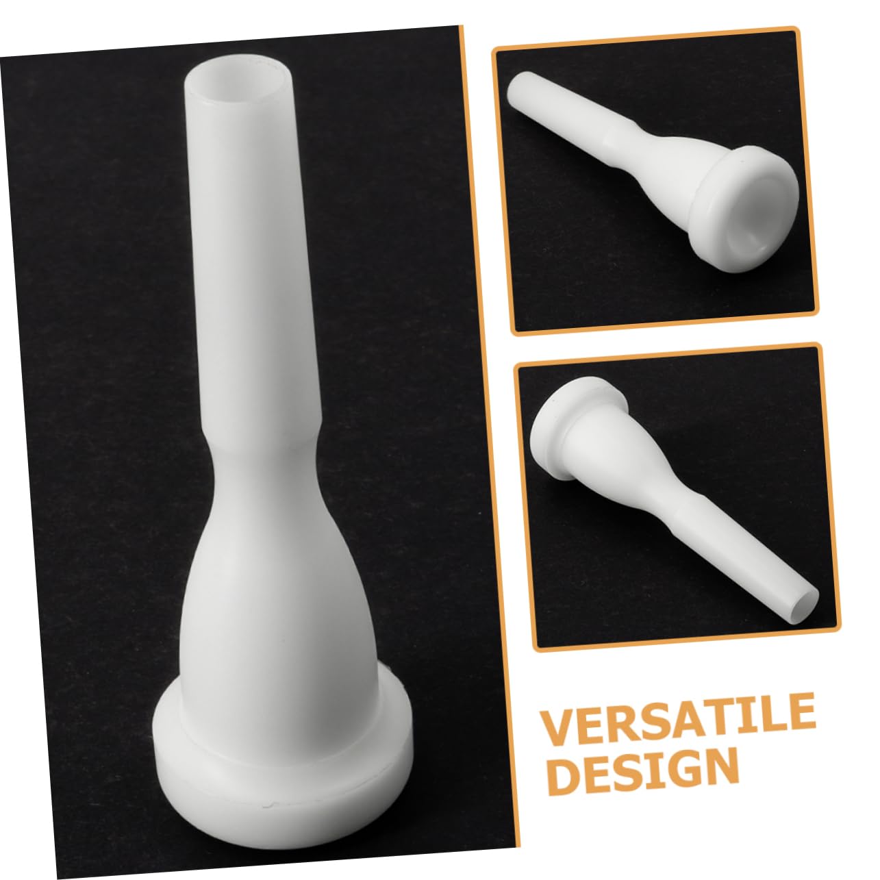 JOINPAYA Musical Trumpet Mouthpiece Plastic Easy Install Replacement Part for Trumpet Players