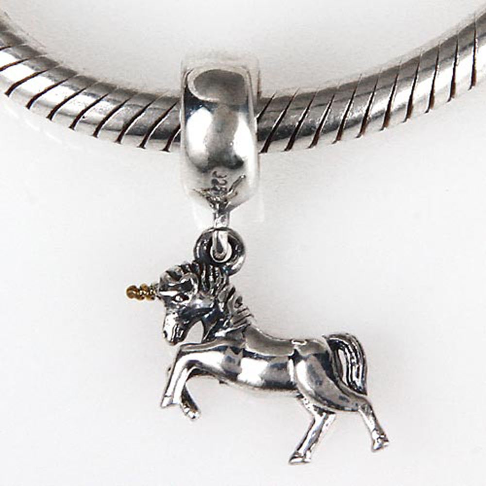 Jyrrongyirong Jewelry Unicorn Sterling Silver Charm For Pandora