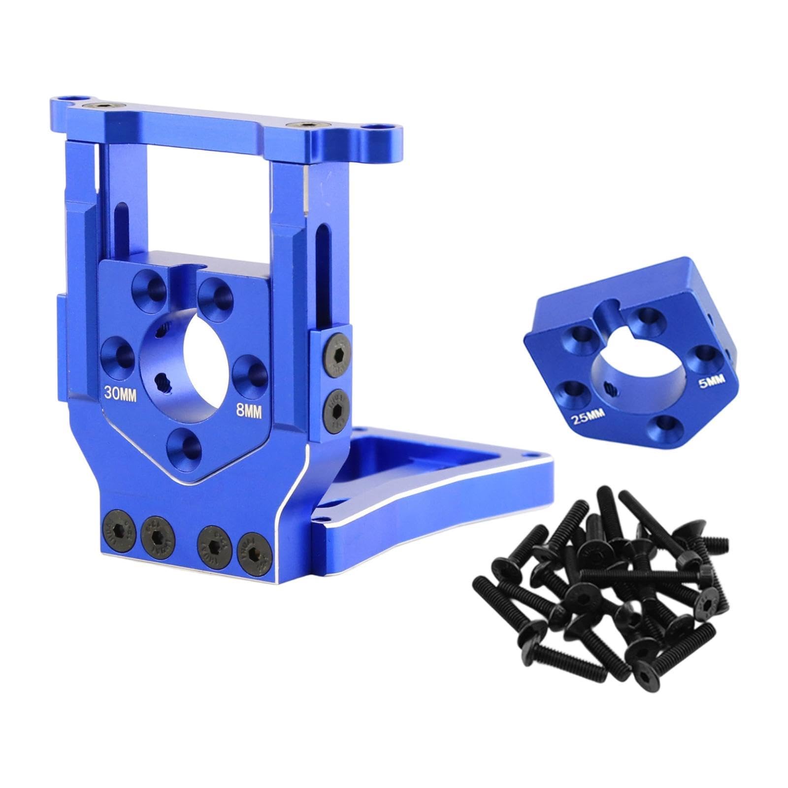 Menolana RC Car Motor Mount Seat Aluminum Alloy Easy Installation Wear Resistant Motor Mount Bracket Quick Release for Truck Fittings , Blue