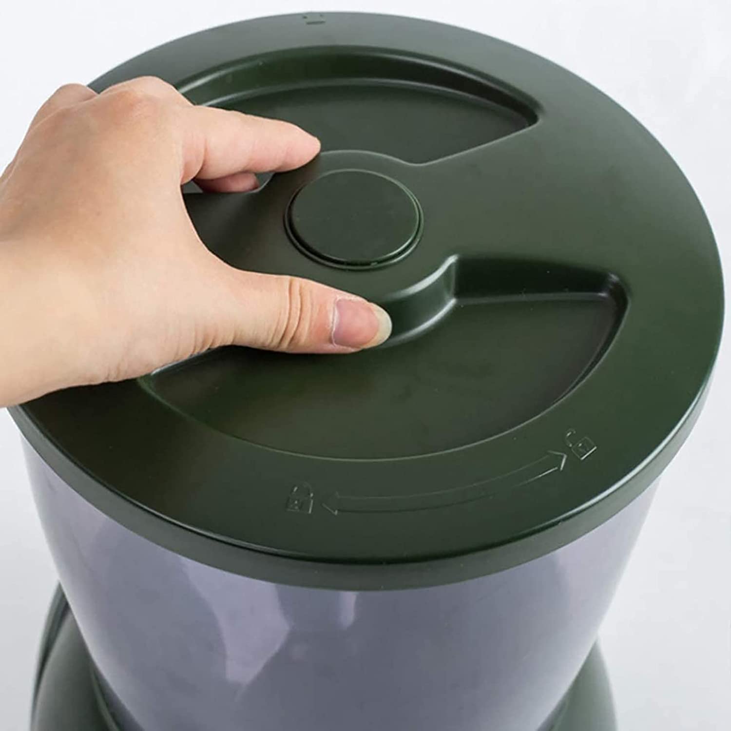 Distributore Automatico Di Mangime Per Pesci Sigillato E Anti Umidità | Timer Programmabile, Capacità 500 Ml, Installazione A Parete