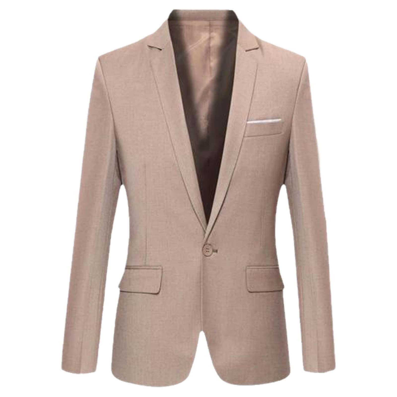 Blazer kaki homme Kelsiop en coton de qualité supérieure chic - 7
