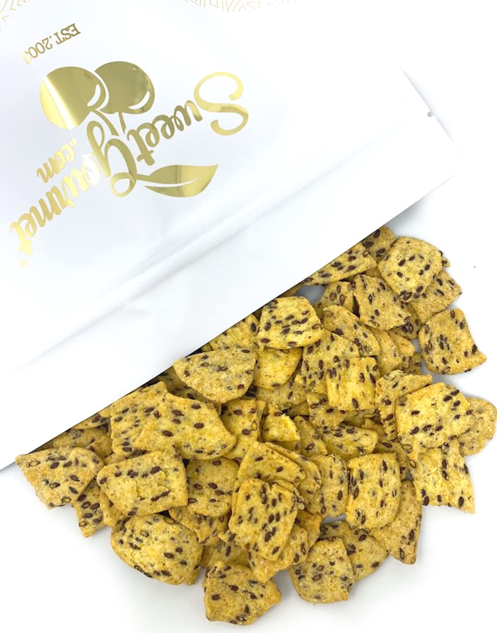SweetGourmet Salted Corn Chips with Flax Seed Bulk Value