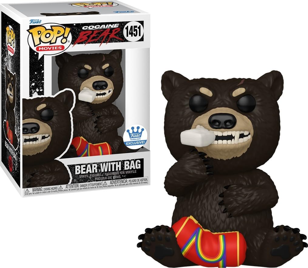 Funko Pop! Cocaine Bear with Bag, Standard