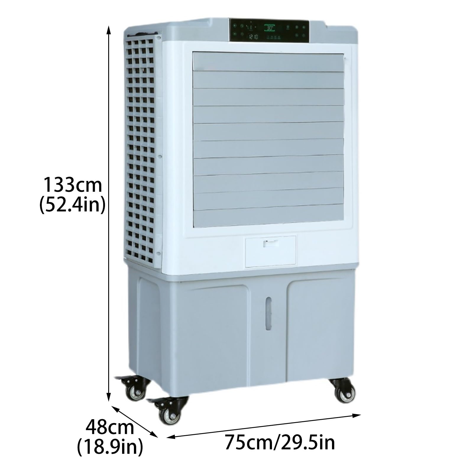 Réservoir d'eau de refroidisseur d'air par évaporation portable 3-en-1 intérieur