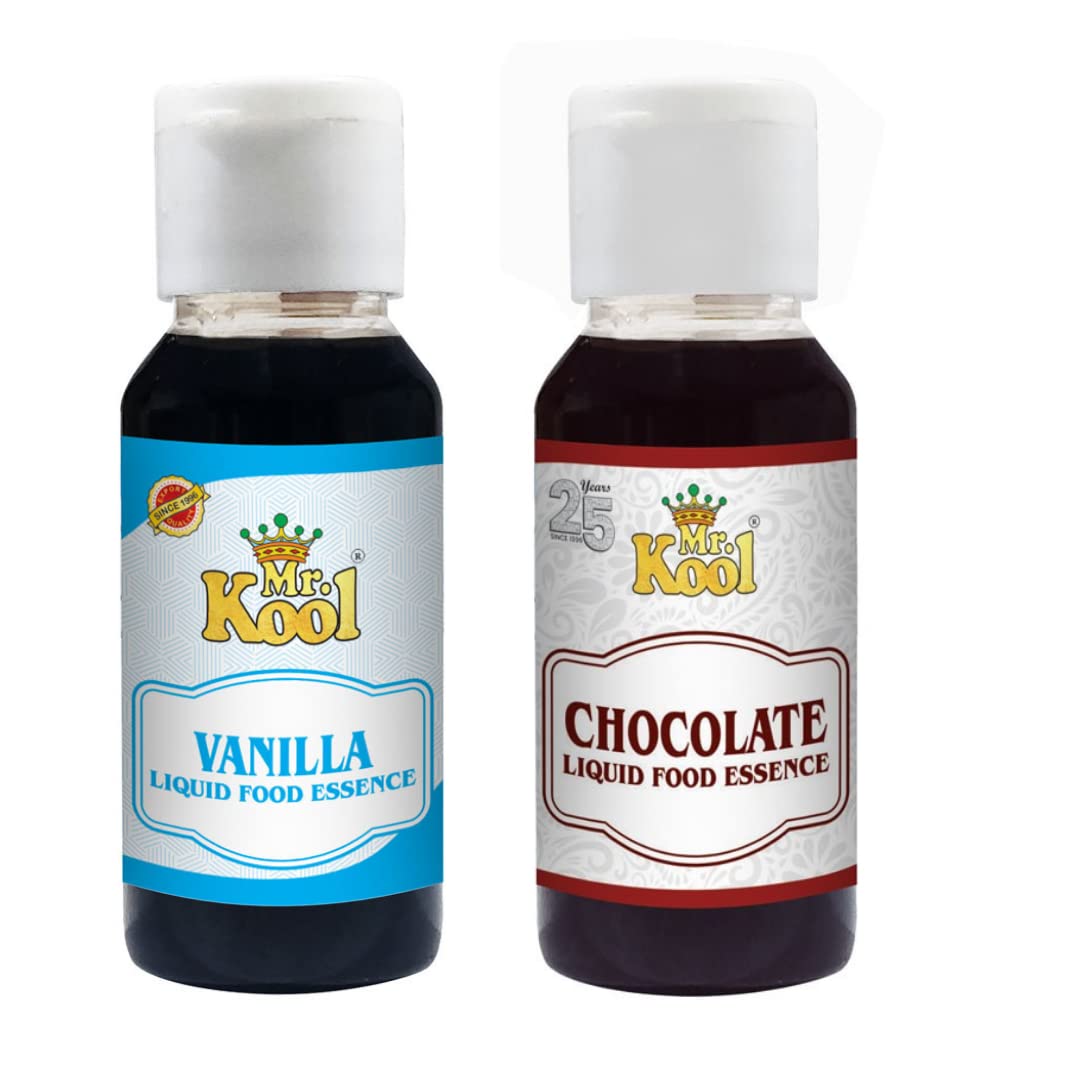 Mr. Kool Food Essence Vanilla, Chocolate 50 mL X 2 Pack