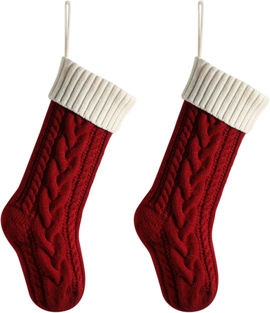 Faux leather christmas stockings Clearance
