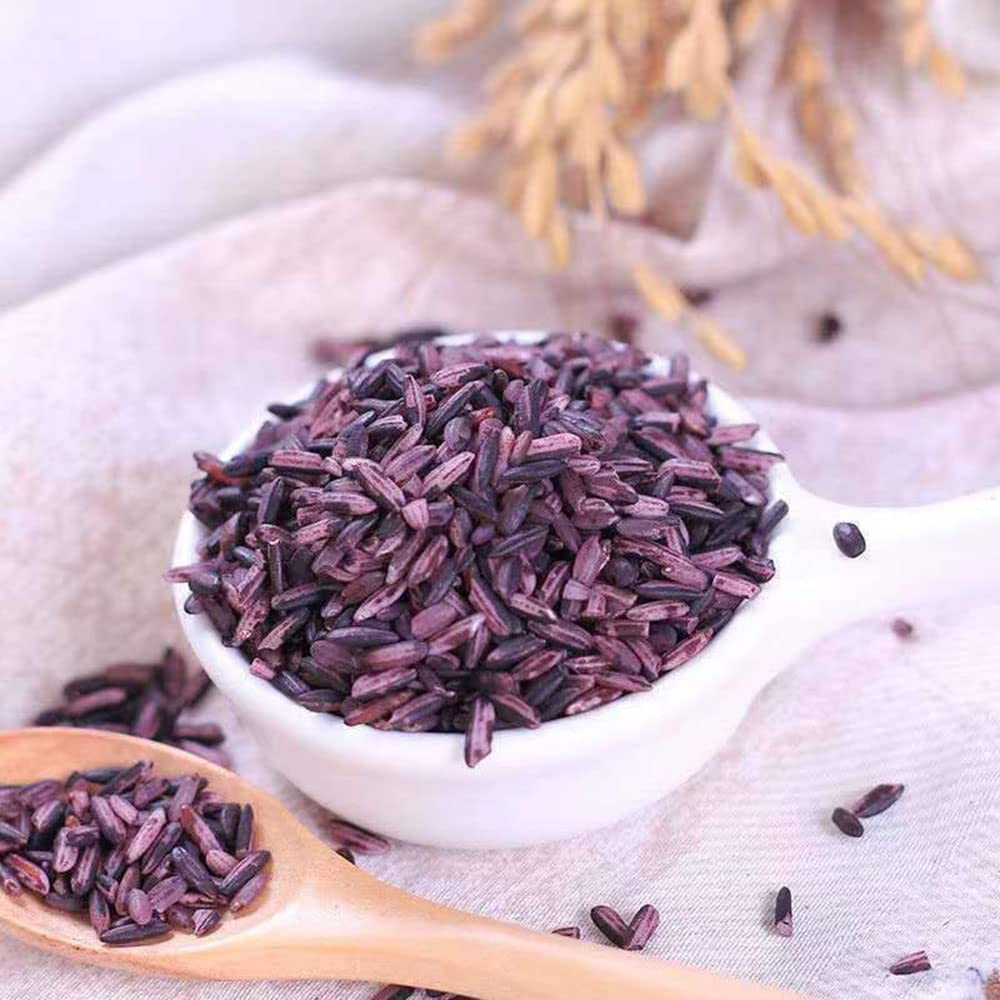 Purple Rice 17.63oz New Rice in the season brown Purple glutinous rice Coarse Cereals