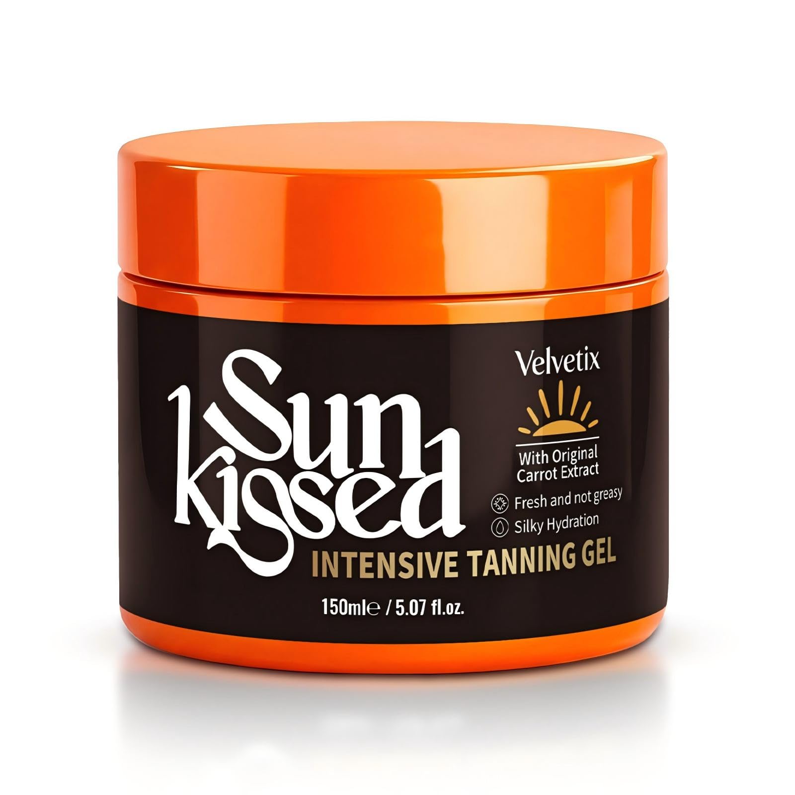 Amazon.com : Velvetix Intensive Tanning Gel for Outdoor Sun, Fast