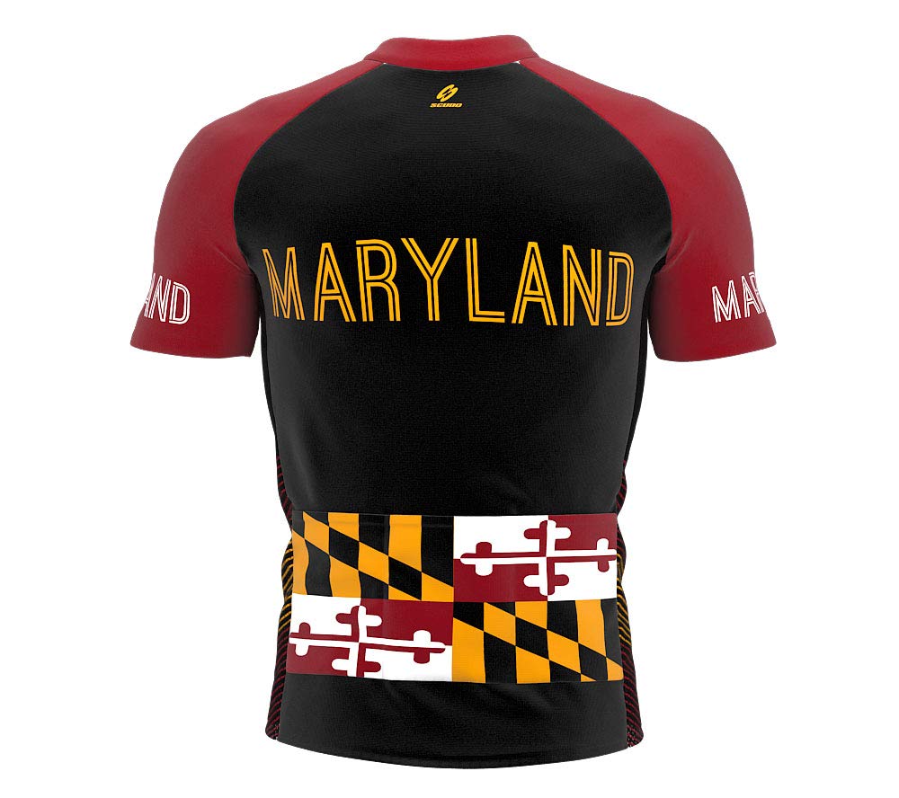 ScudoPro Maryland Bike Short Sleeve Cycling Jersey for Men - Size M Multicolored