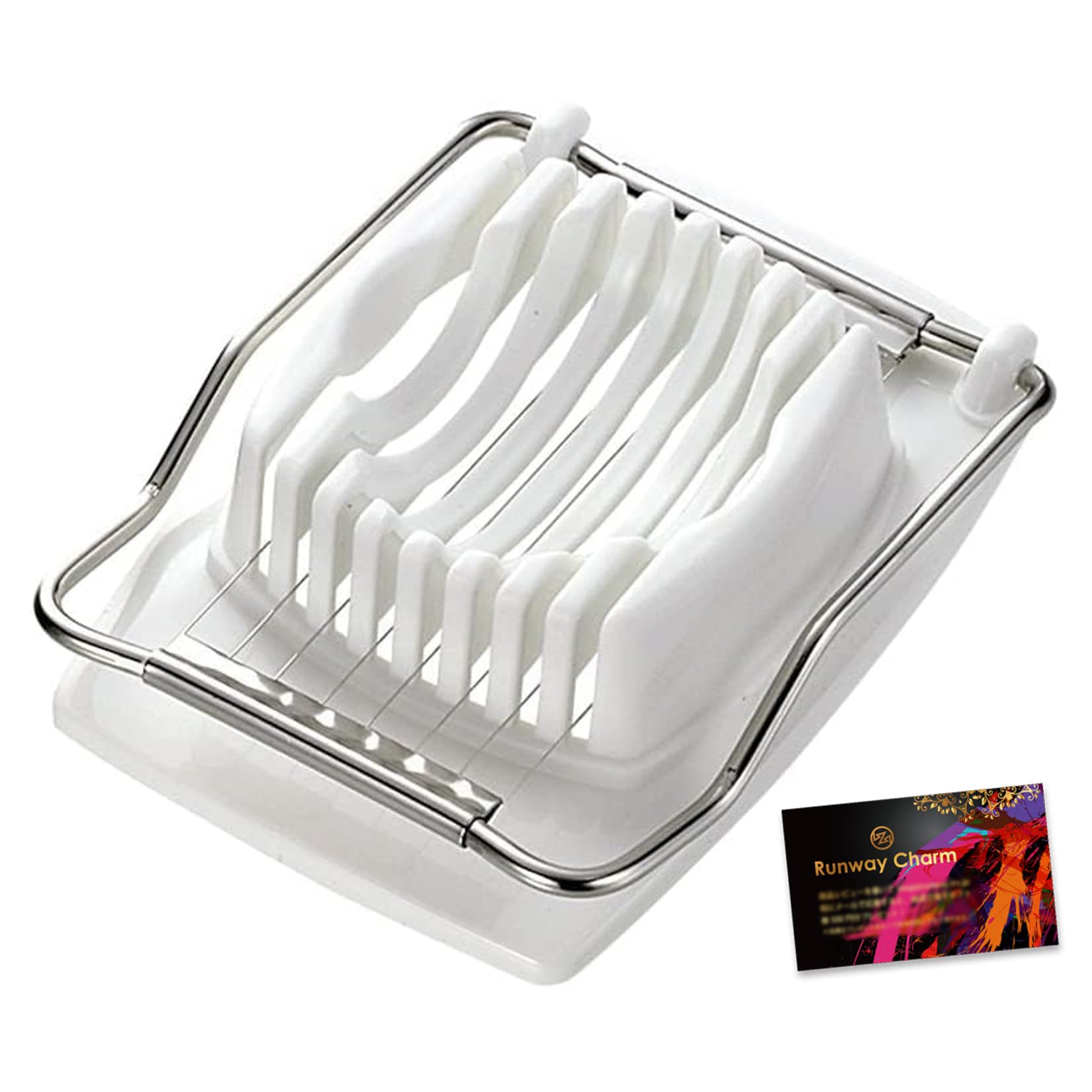 Boiled Egg Slicer, Boiled Egg, Made in Japan, Cutter, Chopper, Boiled Egg, Egg, Salad, Sandwich, Fruit and Fruit with RC Sticker : Home & Kitchen